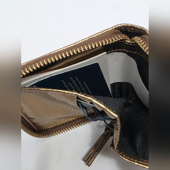 Cole Haan Marli Glitter Small Zip Wallet - Picture 3 of 5